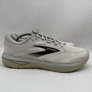 Brooks Mens Revel 7 1104351D178 White Running Shoes Sneakers Size 13 D